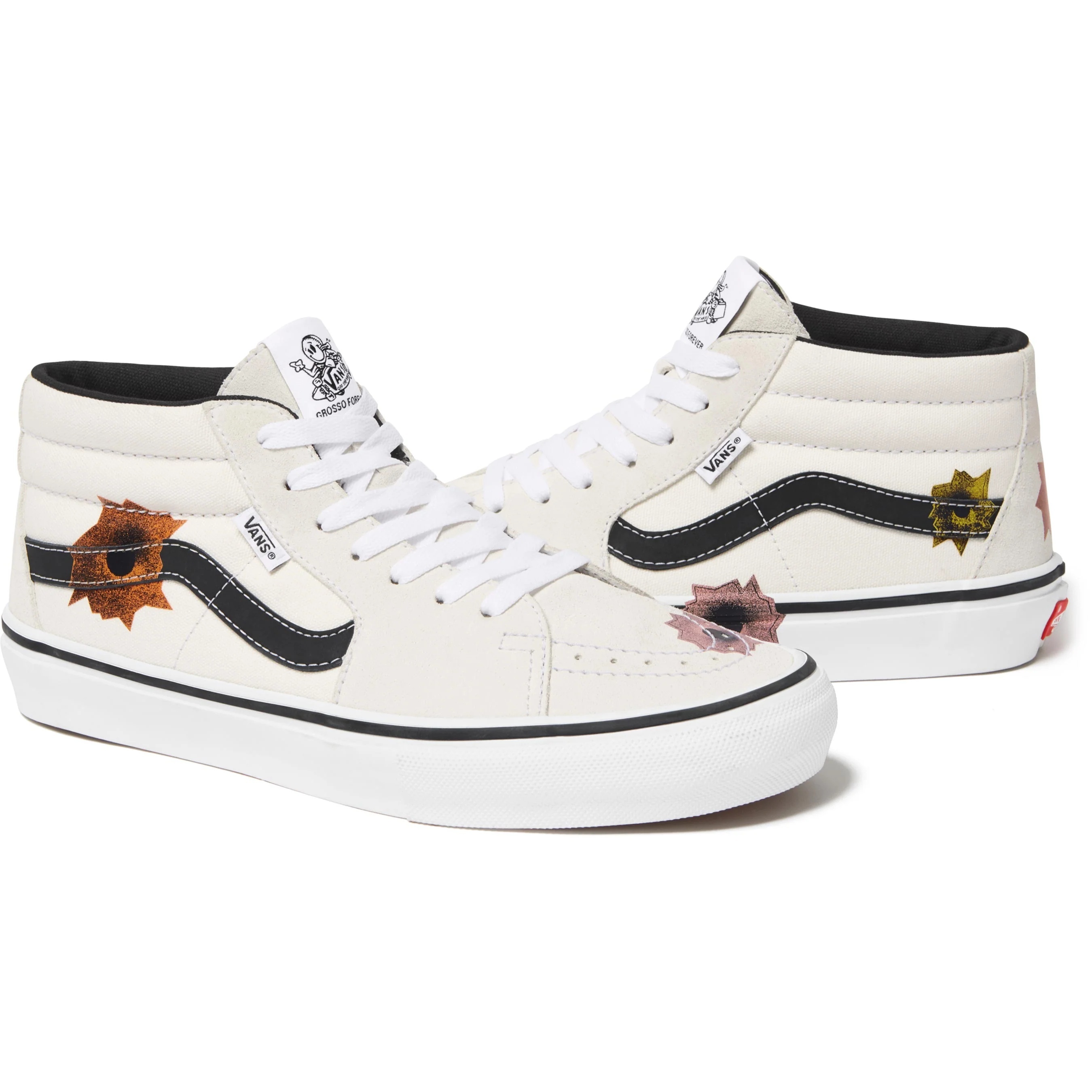 Supreme®/Vans®/Nate Lowman Skate Grosso Mid view 12